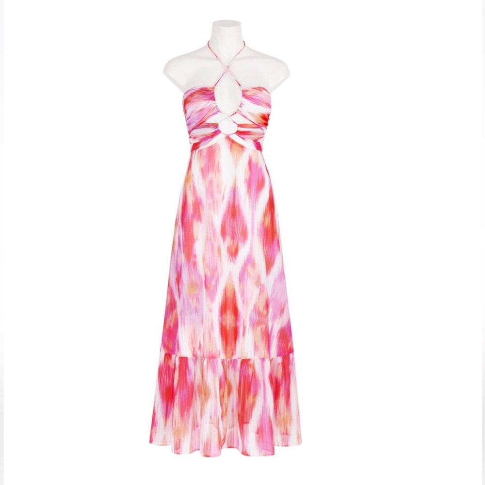 Pink maxi dress